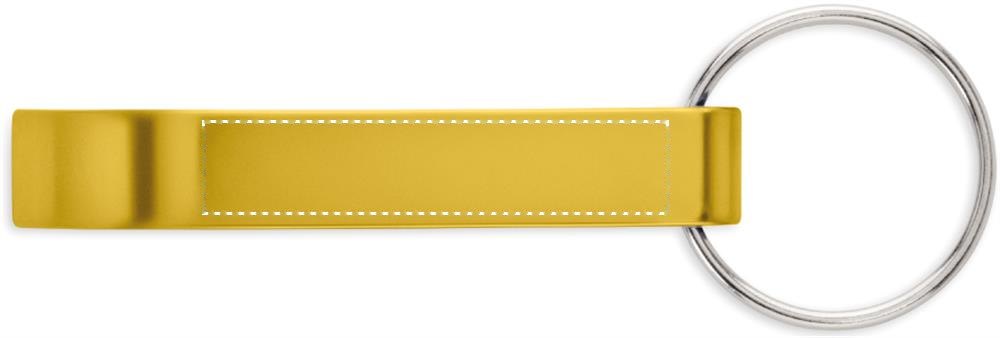 OVIKEY - Sleutelhanger aluminium — drukvlak bovenzijde