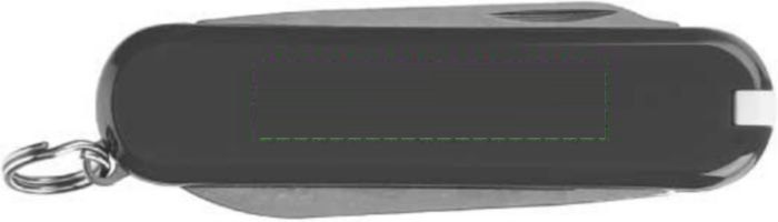 Victorinox zakmes Escort Red — drukvlak achterzijde