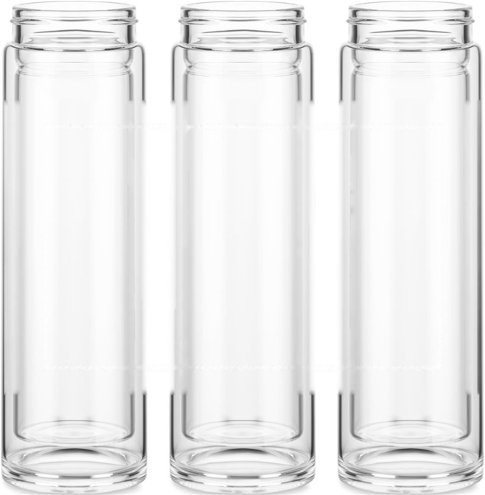 BATAMI - Glazen fles dubbelwandig 400ml — drukvlak drukvlak 1