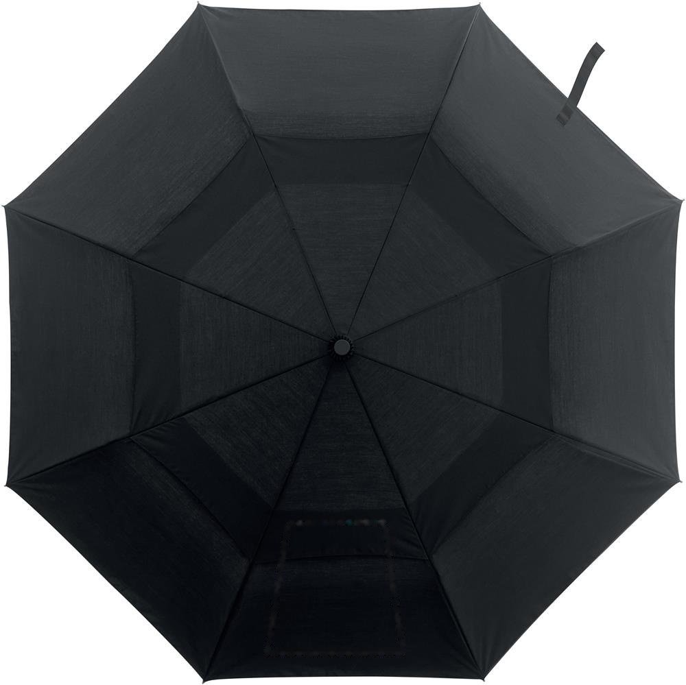 DRIP - 21 inch opvouwbare paraplu — drukvlak onderste paneel