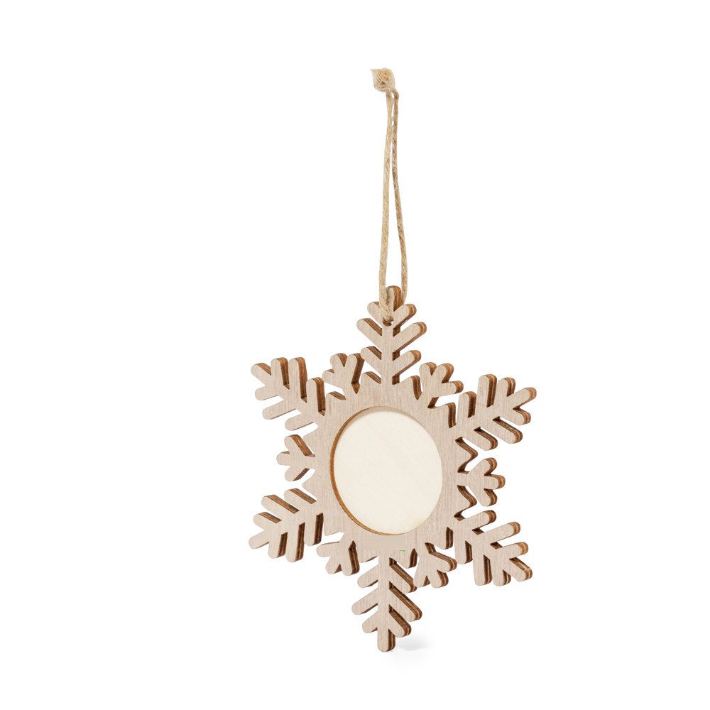 Kerstdecoratie Jorik — drukvlak poolster zijde 1