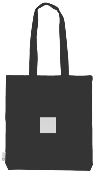 Boodschappentas Cassiopeia | Gerecycled katoen | 120 g/m² — drukvlak achterzijde