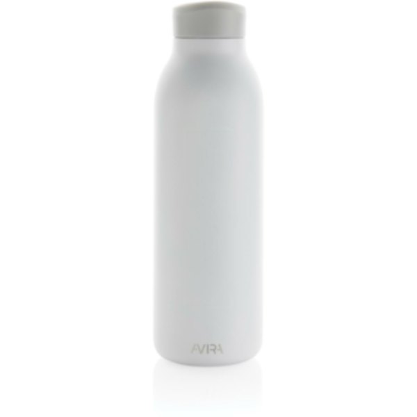 Avira Avior RCS gerecycled roestvrijstalen fles 500 ML — drukvlak artikel voorzijde midden