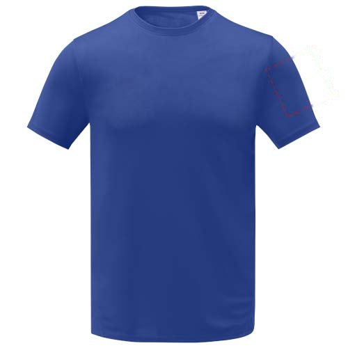 Kratos 105 g/m² cool fit heren T-shirt met korte mouwen — drukvlak linker bicep