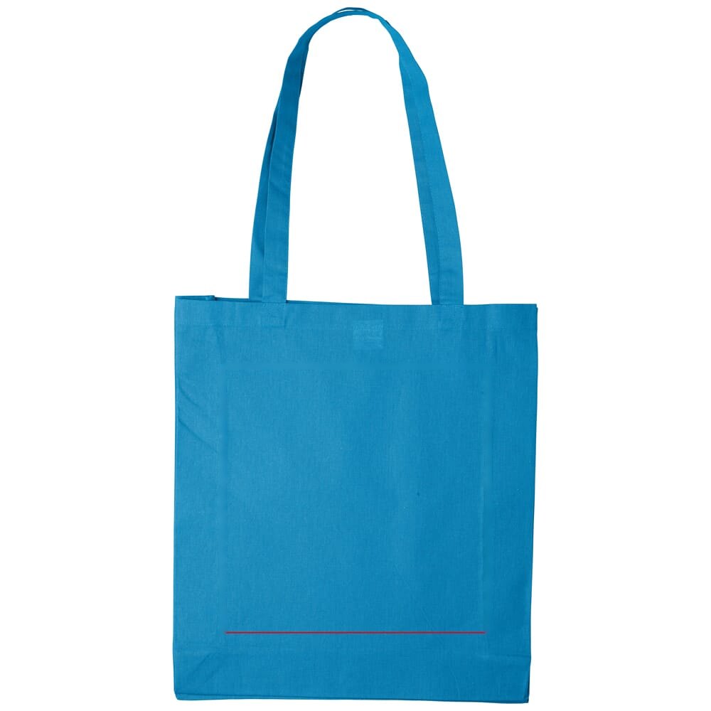 Schoudertas katoen OEKO-TEX® 140g/m² 38x10x42cm — drukvlak midden