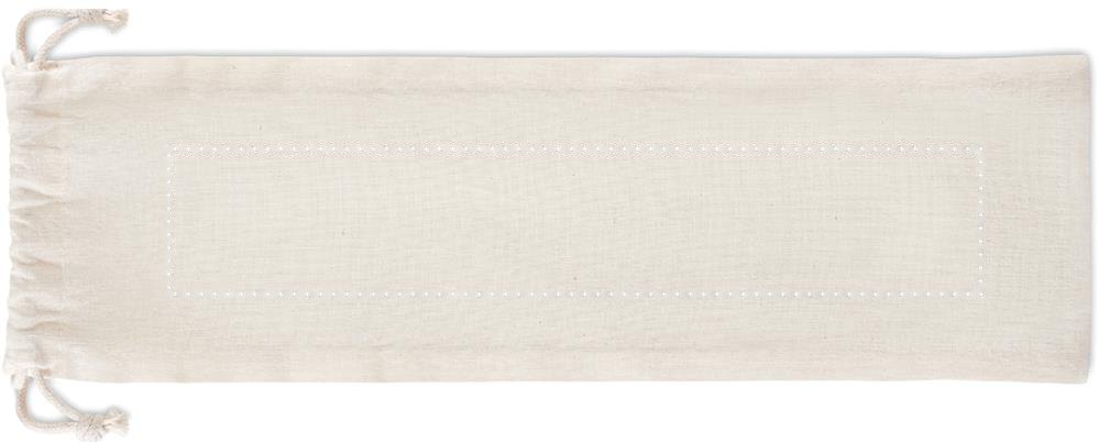 MAYEN SET - Bamboe saladebestek — drukvlak etui zijde 2