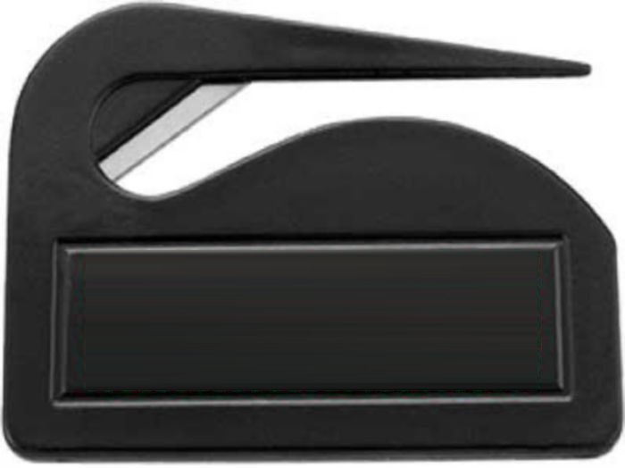 Briefopener Franco | Kunststof en staal — drukvlak achterzijde