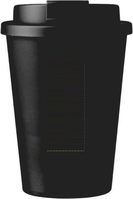 Dubbelwandige mok Gabriela | 350 ml — drukvlak voorzijde