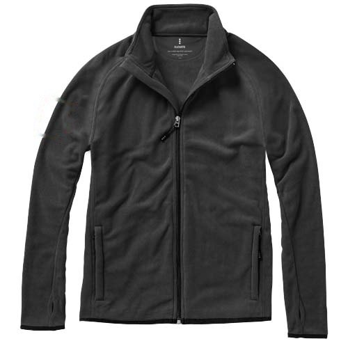 Brossard fleece heren jas met ritssluiting — drukvlak rechter bicep
