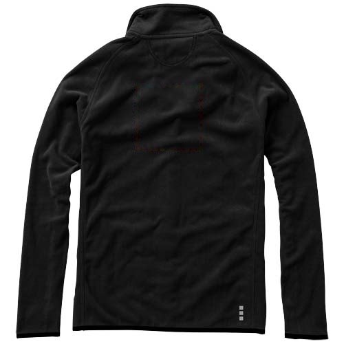 Brossard fleece heren jas met ritssluiting — drukvlak impact hoog op de achterzijde