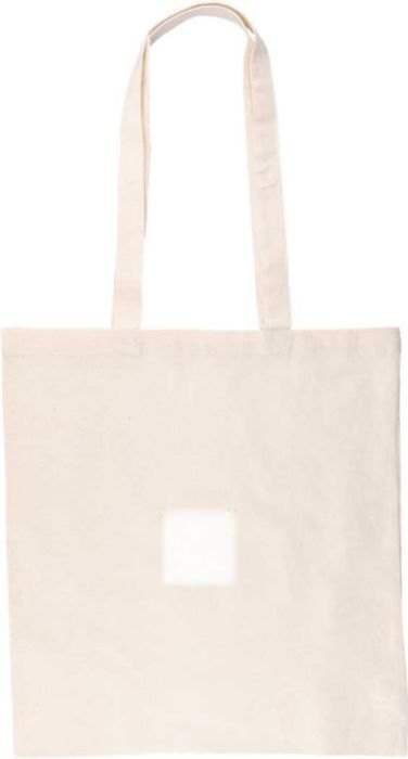 Shopper | Katoen OEKO-TEX 140 g/m² | 38 x 42 cm — drukvlak voorzijde