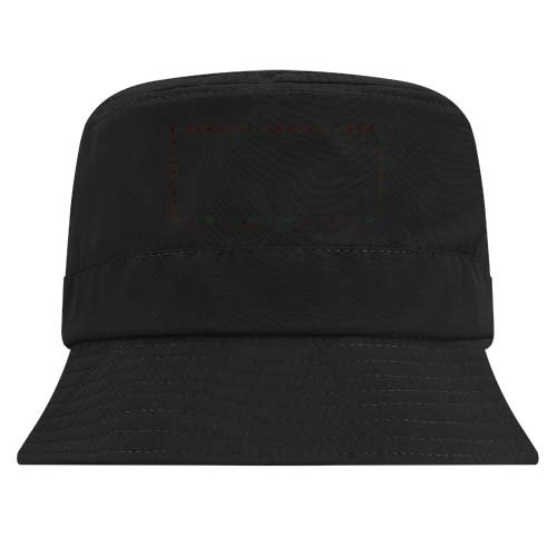 Marisol 105 g/m2 nylon zonnehoed — drukvlak achterzijde