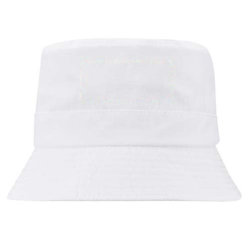 Marisol 105 g/m2 nylon zonnehoed — drukvlak voorzijde