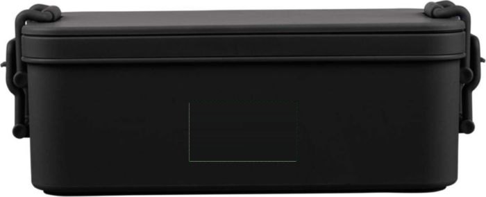 PP two-layer lunchbox Siena — drukvlak zijkant