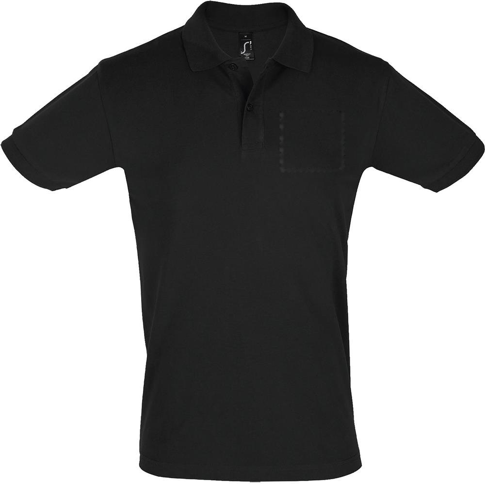 PERFECT MEN - PERFECT HEREN Polo 180g — drukvlak borst