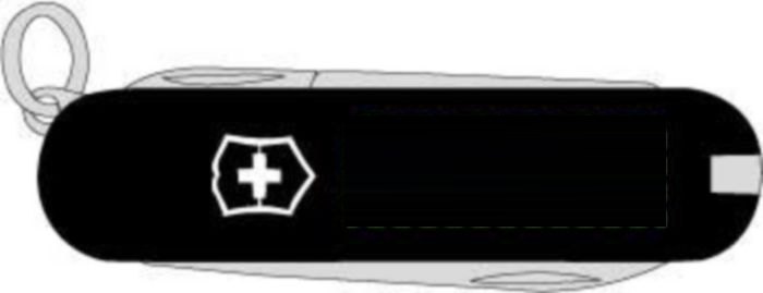 Victorinox zakmes Classic SD — drukvlak voorzijde