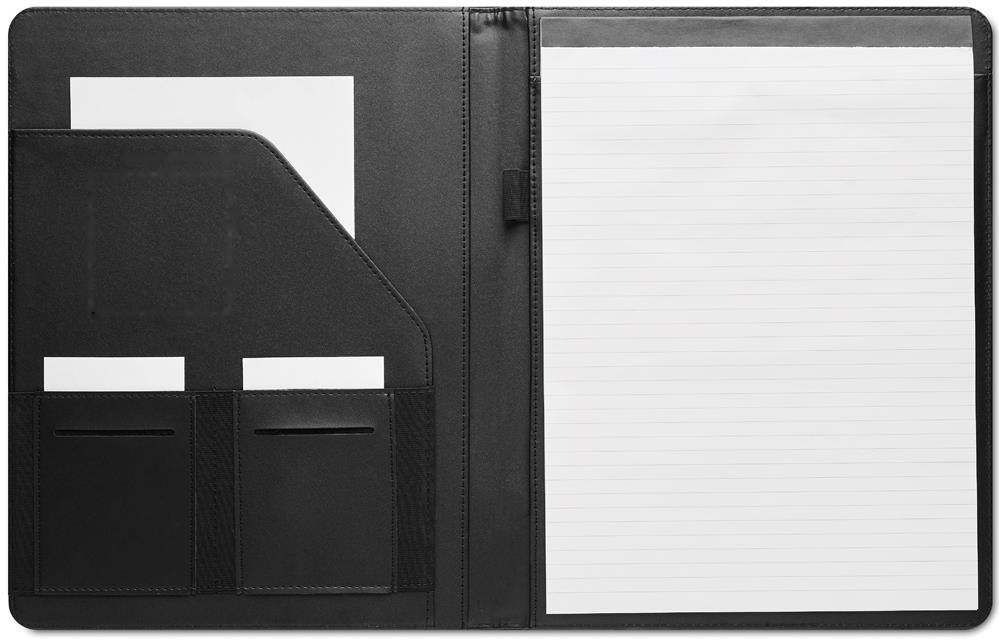 CASOVE - 300D RPET A4 portfolio — drukvlak binnenzijde