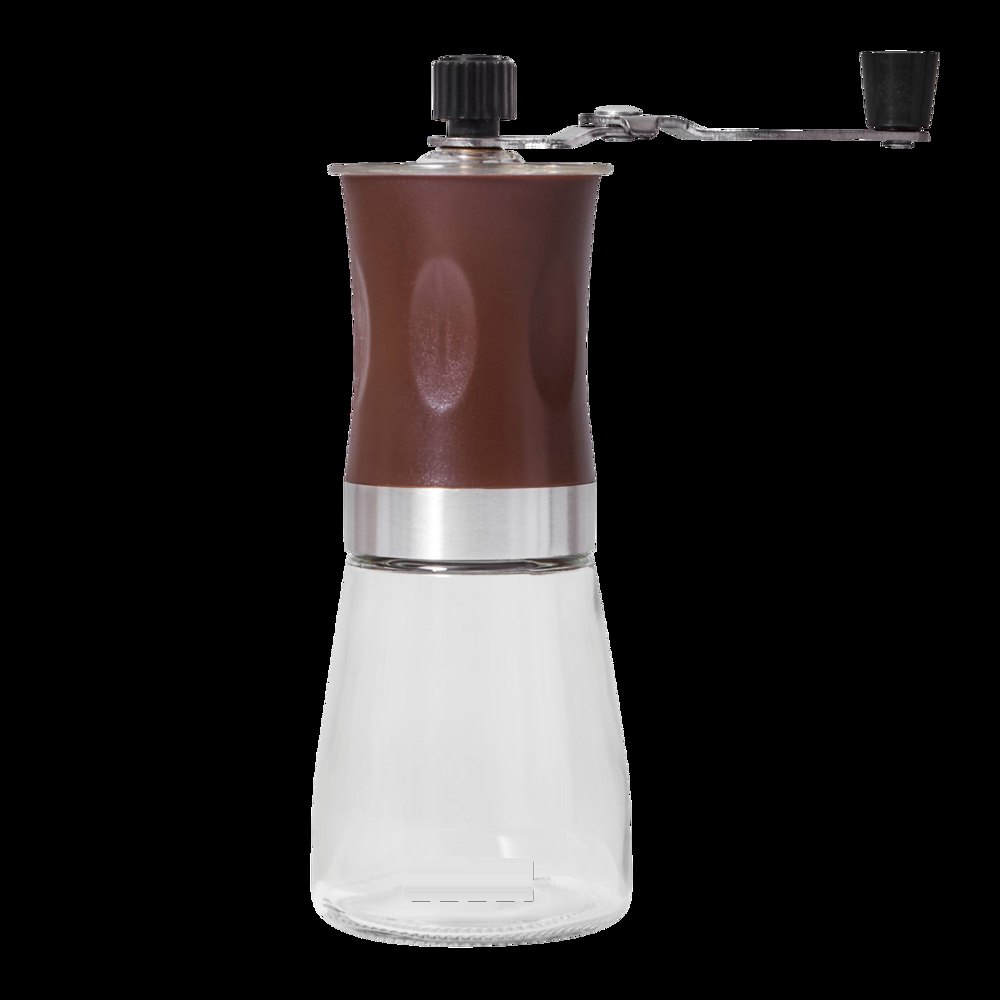 AROMATICALLY - Koffiemolen AUTOMATICALLY — drukvlak gecentreerd op de onderzijde van de glass deel