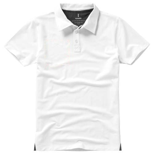 Markham 200 g/m² stretch herenpolo met korte mouwen — drukvlak rechter borst