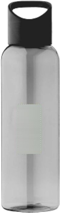 Drinkfles Lila | Gerecycled | 500 ml — drukvlak achterzijde