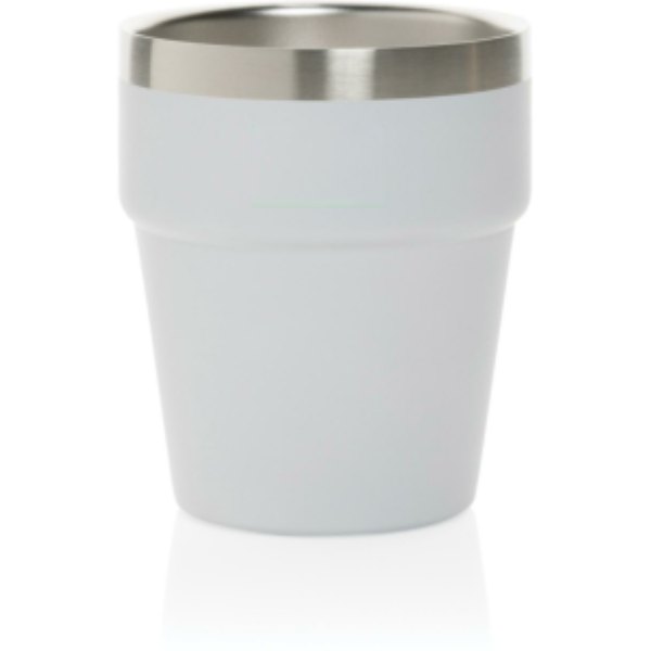 Clark RCS dubbelwandige koffie beker 300ML — drukvlak artikel achterzijde boven