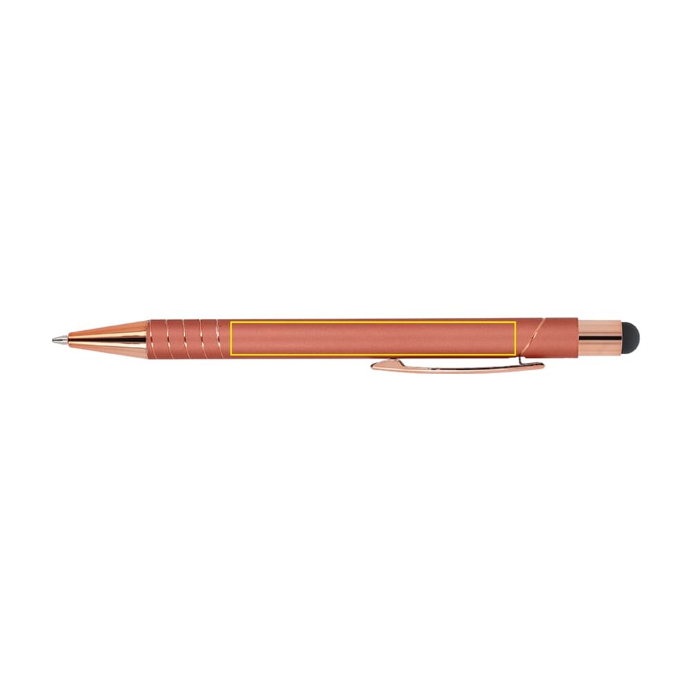 Balpen Venice Deluxe — drukvlak 270 graden van de clip