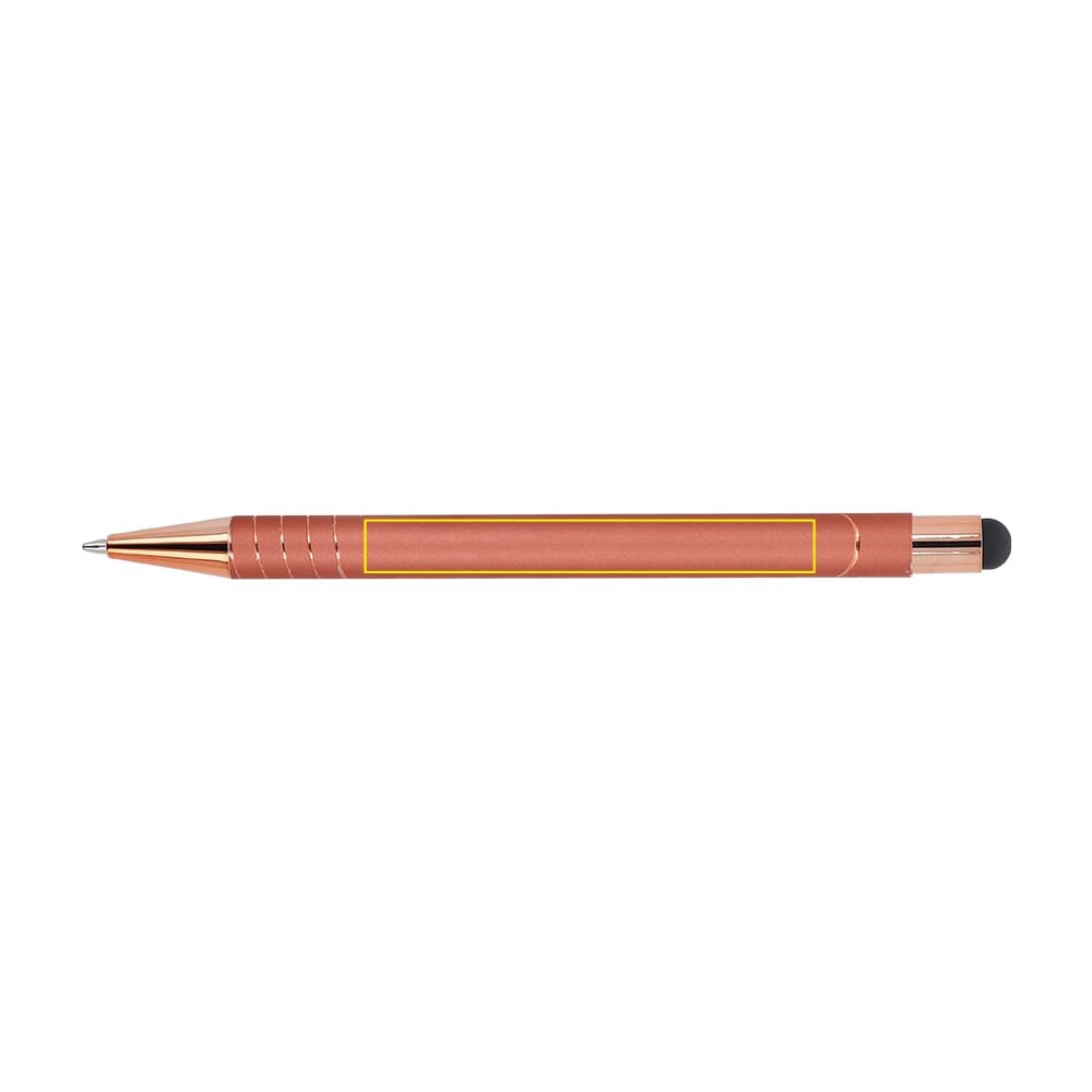 Balpen Venice Deluxe — drukvlak 180 graden van de clip