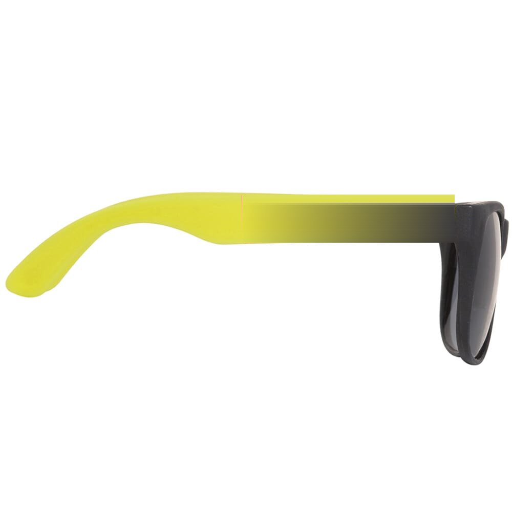 Zonnebril neon UV400 — drukvlak 1 cm vanaf scharnier rechts