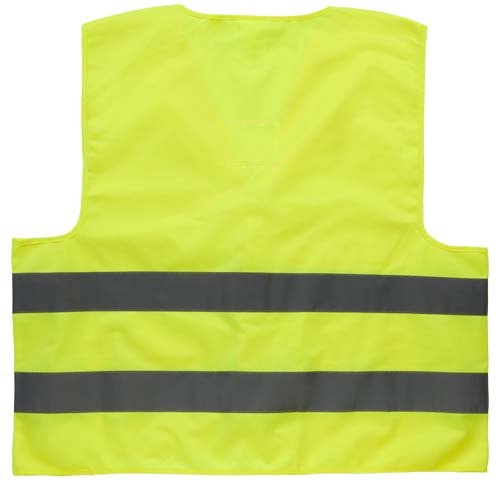 Reflecterend veiligheidsvest HW2 voor volwassenen (XL) — drukvlak achterzijde