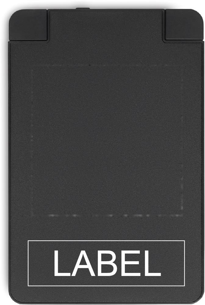 SLIMPO - Magnetische powerbank 2500 mAh — drukvlak bovenaan de voorkant