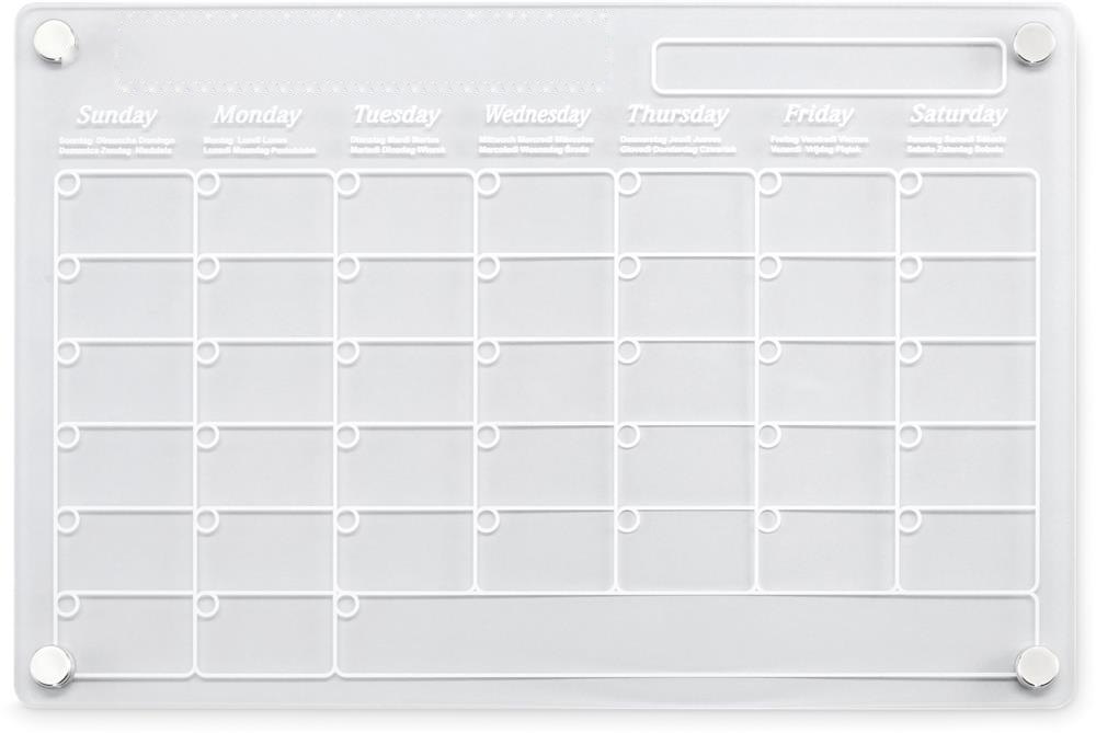 PLANIT - Magnetische acryl planner — drukvlak voorzijde