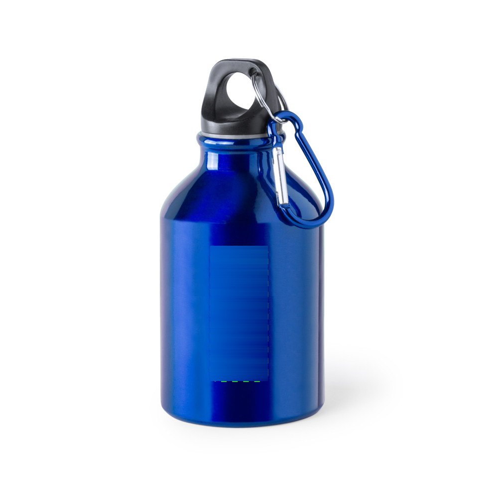 Fles Henzo — drukvlak op de dop voorzijde