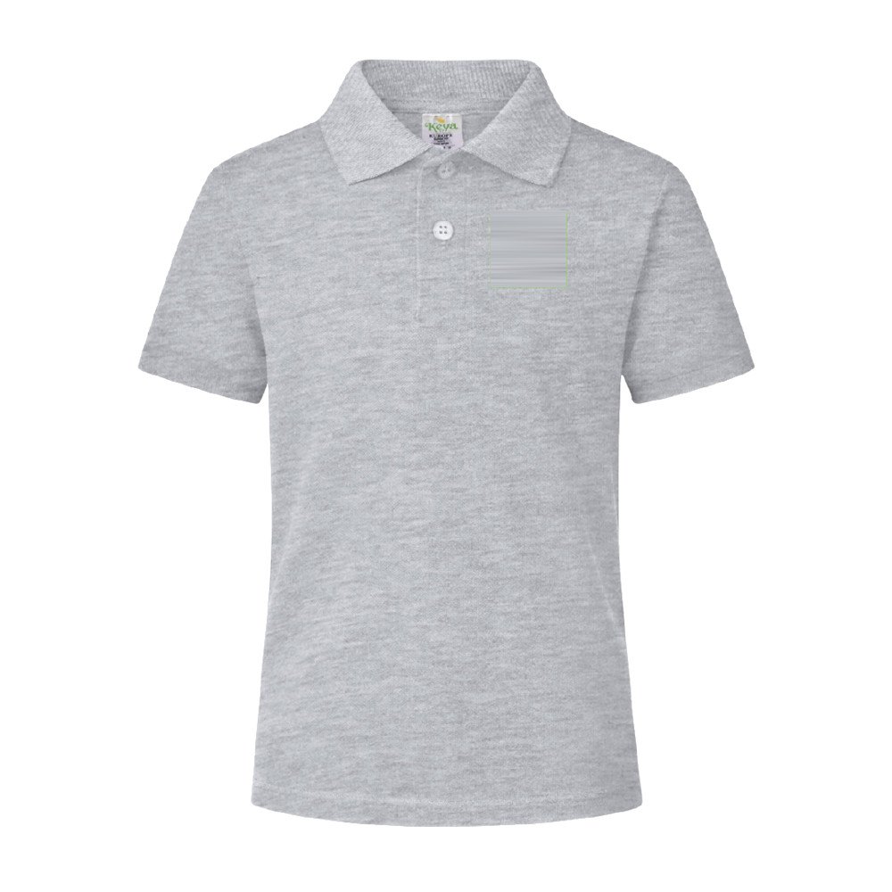 Kinder Kleuren T-Shirt "keya" YPS180 — drukvlak linkerborst