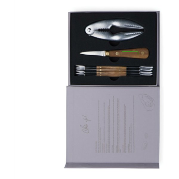 VINGA Story of seafood gift box — drukvlak handvat