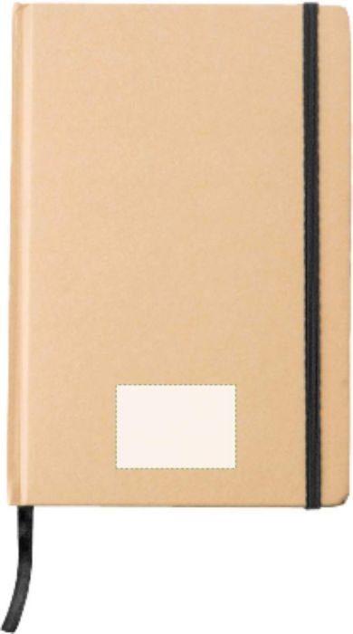 Notitieboek Gianni | Gerecycled | A5 | Gelinieerd — drukvlak voorzijde