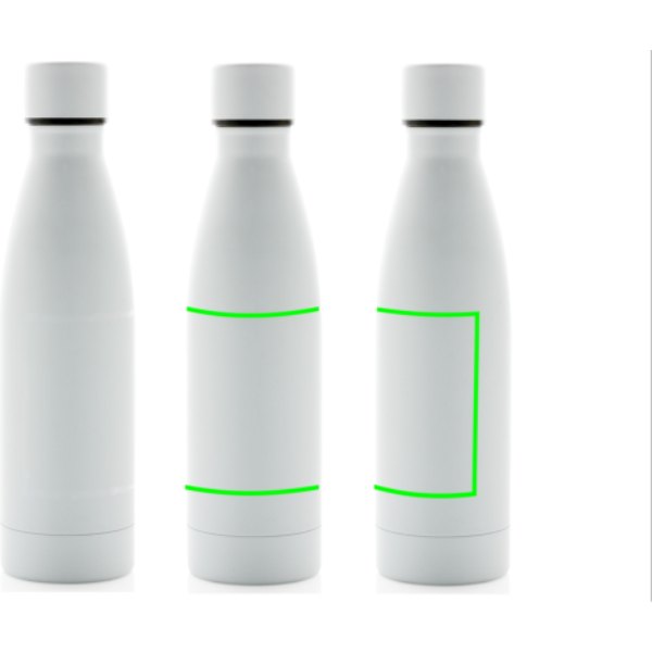 RCS gerecycled roestvrijstalen unikleur vacuümfles — drukvlak artikel