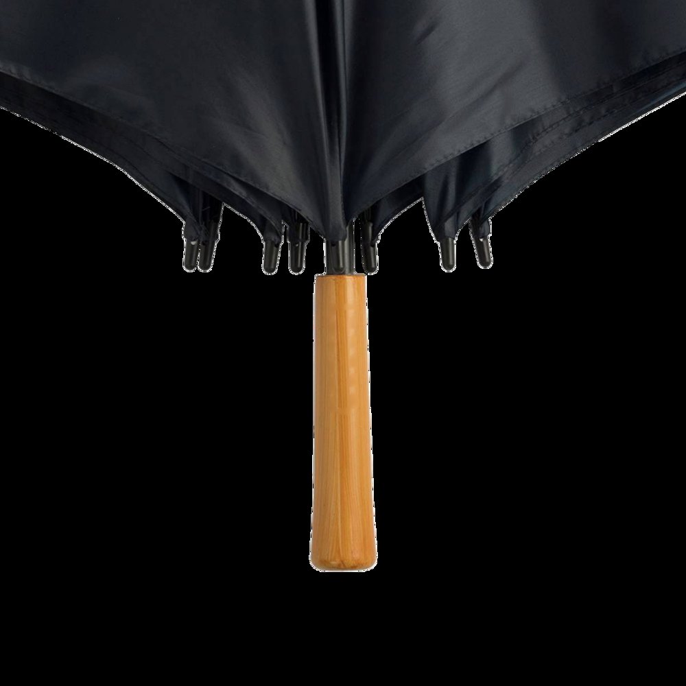 RAINDROPS - Golfparaplu — drukvlak gecentreerd op het handvat