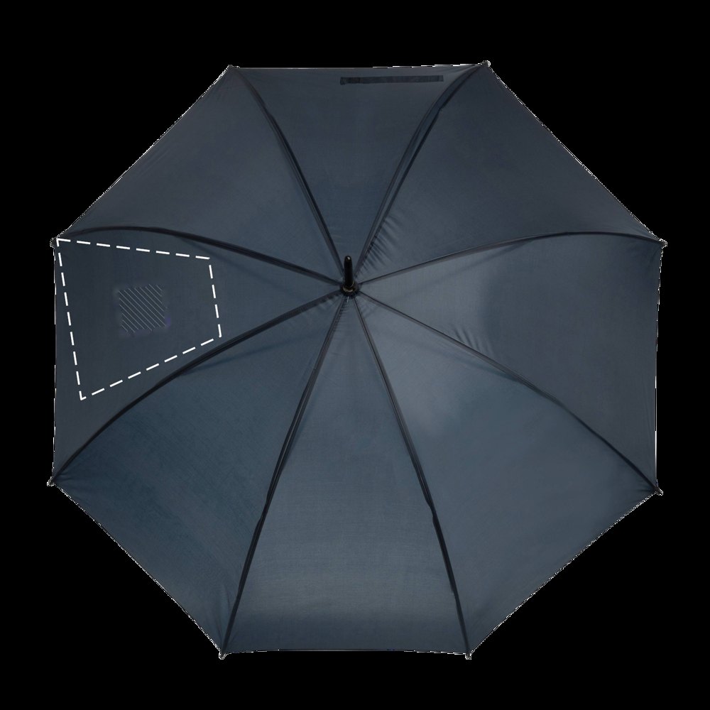 RAINDROPS - Golfparaplu — drukvlak op segment 3