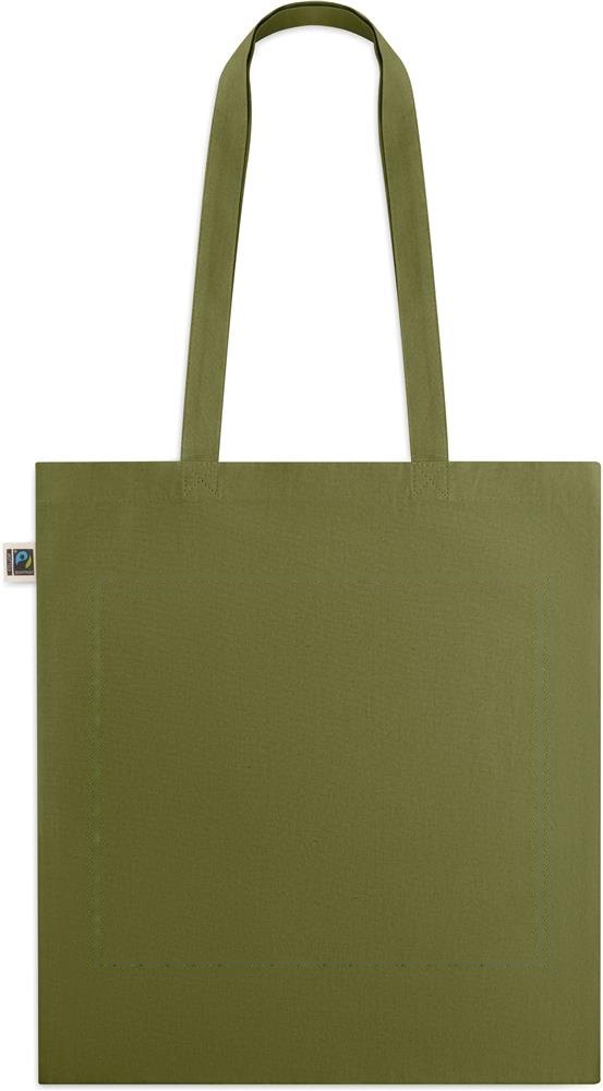 OSOLE+ COLOUR - Fairtrade boodschappentas 180g — drukvlak achterzijde 1
