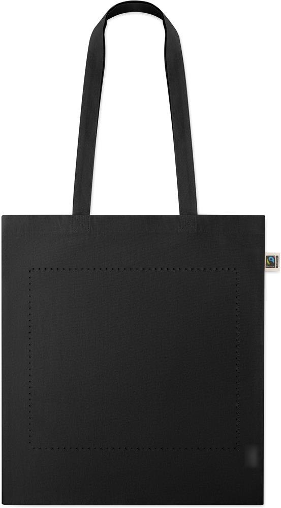 OSOLE+ COLOUR - Fairtrade boodschappentas 180g — drukvlak voorzijde 1