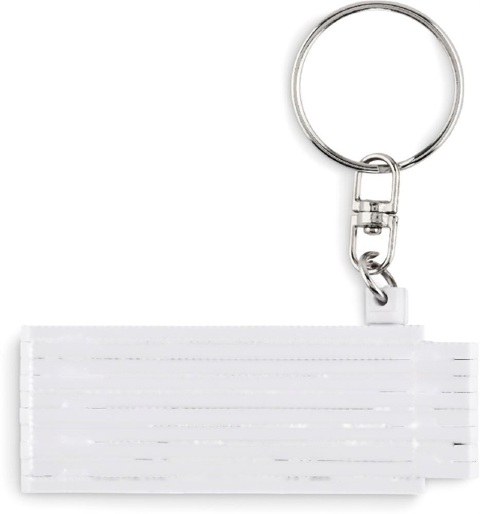 FUSTER - Duimstok sleutelhanger 50cm — drukvlak voorzijde