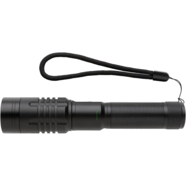 Gear X USB oplaadbare zaklamp — drukvlak artikel voorzijde