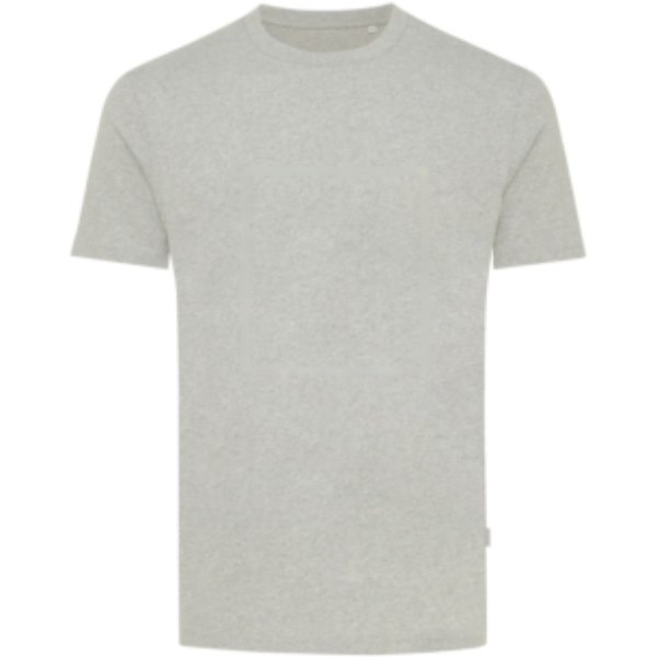 IQONIQ Manuel gerecycled katoen t-shirt ongeverfd — drukvlak artikel voorzijde