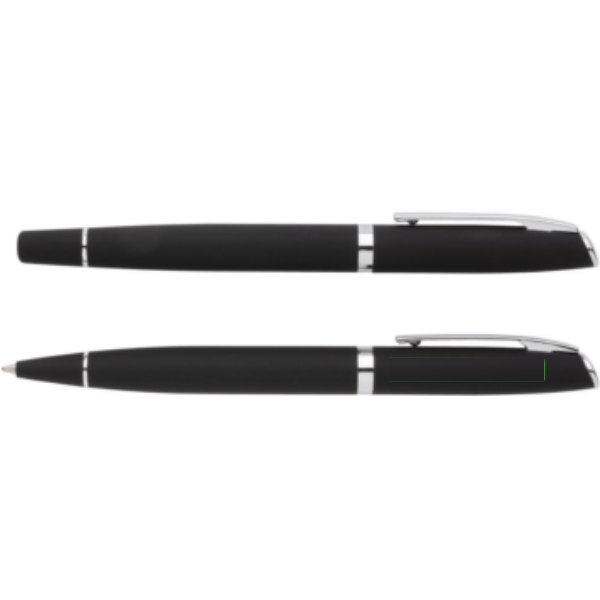 Deluxe pen set — drukvlak naast clip