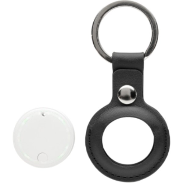 Findmate Dual RCS gerecycled plastic item finder IPX5 — drukvlak artikel voorzijde