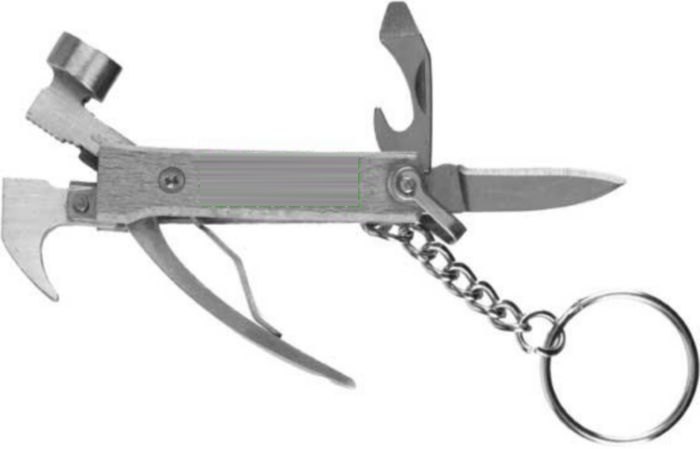 Bamboe multitool Heinrich — drukvlak achterzijde