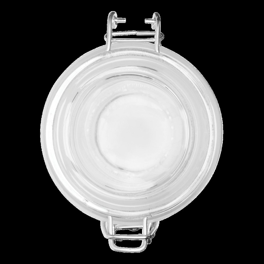 CLICKY S - Voorraadpot met beugelsluiting, Inhoud ca. 280 ml — drukvlak gecentreerd op de deksel