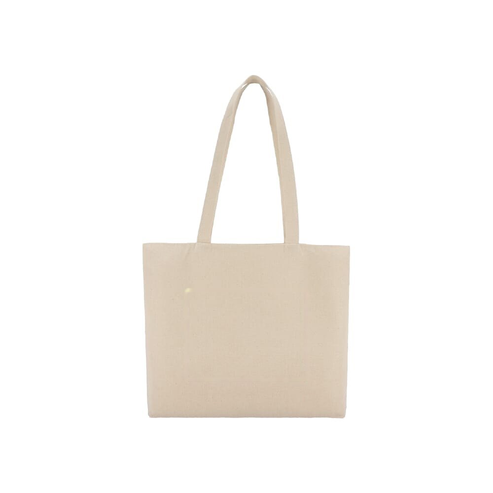Katoen Tote met rits OEKO-TEX® 47 x 11 x 35cm 320g/m² — drukvlak midden op de tas