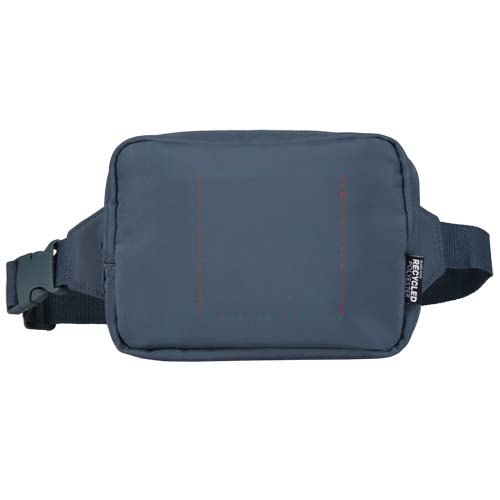 Trip Aware™ gerecyclede reiscrossbodytas 1 l — drukvlak romp