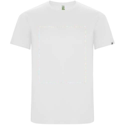Imola 135 g/m² sportshirt met korte mouwen voor heren — drukvlak impact volledige voorzijde